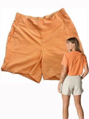 Rab Harpur Women’s Hiking 5” Shorts Orange XS Active Outdoor Gorpcore